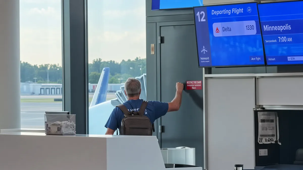 Delta Passenger Shows Up At 6:59 For 7 A.M. Flight—Knocks On Boarding Door For Them To Open